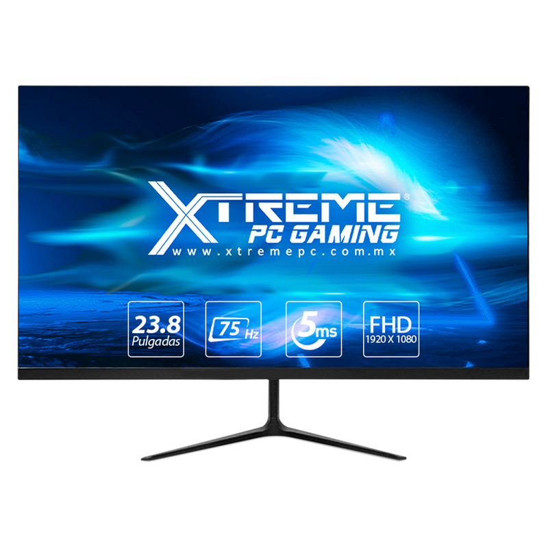 Monitor Gamer Xtreme Pc Gaming 23.8 Pulgadas 75 Hz 5 Ms